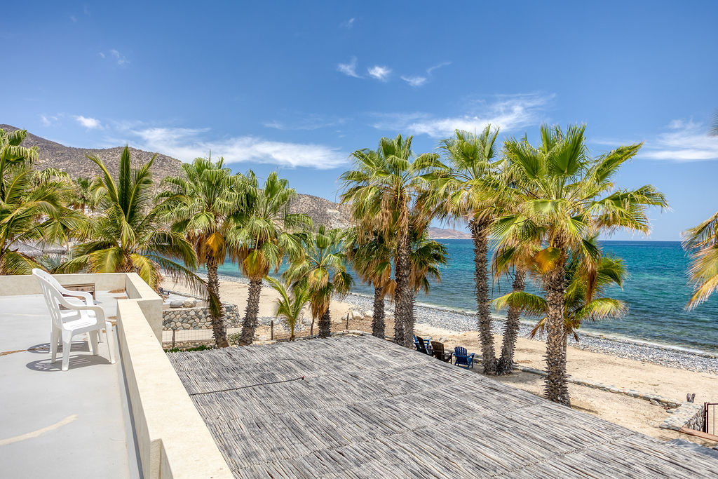 Rooftop terrace with panoramic ocean views